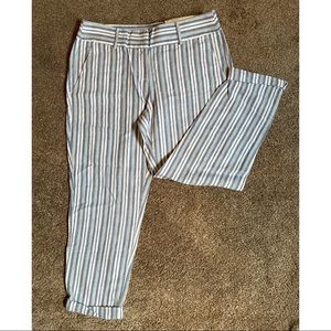 Ann Taylor Loft Striped Pants